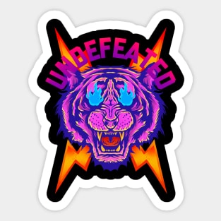 Undefeated Sticker